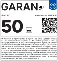 Štítok GARAN Reflectiva Multistrat